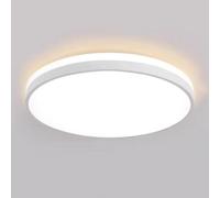 Lámparas De Techo Redondas Y Planas De Luz Blanca De 6000 K Lámpara De Panel LED Minimalista Con Protección Ocular Luminaria De Diseño De Emisión Lateral Fácil De Instalar Para Cocina, Pasillo STVDEDG