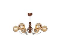 Lámparas de Techo Tipo araña, lámpara de araña de Mediados de Siglo, lámpara Colgante de Globo de Cristal, lámpara de Techo Colgante Art Decor, Preciosa lámpara Colgante Vintage para Sala de