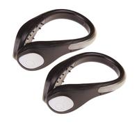 Lámparas de zapatos, clip de seguridad LED, equipo de iluminación de carreras flexible para visibilidad, cuerpo de silicona suave con ajuste , accesorio de seguridad deportiva para calss