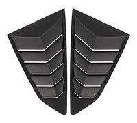 Lámparas Laterales de Ventana para Chevy Camaro 2016 2017 2018 2019 2020 ABS 2 Piezas Ventana Izquierda/Derecha Acabado Mate Estilo Lambo Style (Negro)