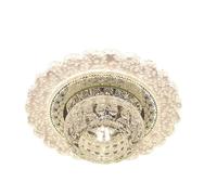 Lámparas LED Empotrables de Cristal Simple de 14 W Iluminación Empotrada LED de Techo Downlight Empotrable Moderno Luminaria de Techo Semiempotrada para Decoración del Hogar