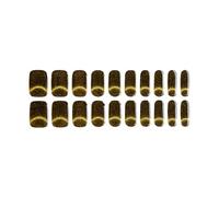 Lámparas LED fáciles de aplicar uñas de gel, tiras pulidas, manicura francesa, láminas completas de uñas con lima de uñas y accesorios de palo