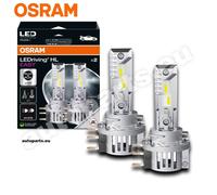 Lámparas LED Osram H15 Hl Easy 2Pcs para Faros Coche Luz Blanca 6500K