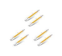 Lámparas LED R7S Regulables de 118 mm, Bombillas LED R7S de 20 W de Repuesto para Bombillas Halógenas de 200 W, Cálido, Paquete de 6