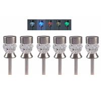 Lámparas Solares Con Cambio De Color Set De 6 Lámparas De Jardín Lámpara Solar