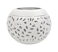 Lámparas solares de metal retro huecas - linterna de llama parpadeante, diseño impermeable | Linterna de paisaje con energía solar para patio, jardín, pasarela, patio, balcón y ambiente nocturno