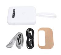 Lampe à LED UV de 405 nm pour extensions de cheveux, lampe portative à UV pour durcissement de la colle, durcissement rapide de 18 W avec affichage précis de la batterie, outil (Blanca)