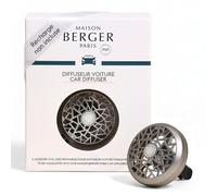 Lampe Berger Ambientador para coche con diseño gráfico de níquel mate.