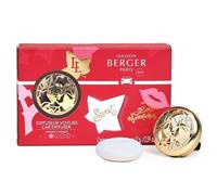 Lampe Berger/Maison Berger - Difusor para coche "Lolita Lempicka Sweet" (Satin Gold) con fragancia Lolita Lempicka Sweet - 4-6 semanas de duración - Clip para aireador