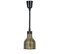 Lampe chauffante commerciale pour aliments, longueur réglable 60-180 cm, chauffe-plats suspendu avec lampe de 250 W pour buffets, restaurants et traiteurs : chauffage et éclairage (C 2 pièces), déco