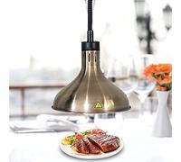 Lampe chauffante professionnelle pour aliments, lampe chauffante pour buffet, lampe de présentation pour buffet, éclairage de conservation, diffusion uniforme de la chaleur, longueur de câble réglab