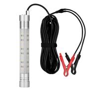 Lampe de pêche Sous-Marine 30W, alliage d'aluminium Durable de première qualité, Super lumineuse 3500 Lumens DC 12V 20ft Power Cord Night Fish Bait LED Lamp (Luz Blanco)