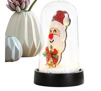 Lampe De Table - Lumières Décoratives De Noël, Père Noël, Élan Et Arbre LED Pour Décoration De Vacances | Veilleuse De Table Avec Base Pour Chambre À Coucher, Salon, Bureau, Dortoir, Décorations