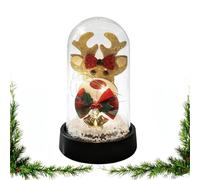 Lampe De Table - Lumières Décoratives De Noël, Père Noël, Élan Et Arbre LED Pour Décoration De Vacances | Veilleuse De Table Avec Base Pour Chambre À Coucher, Salon, Bureau, Dortoir, Décorations