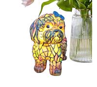 Lampe de table - Veilleuse animale, lampes mignonnes en résine en forme de chien | Veilleuse artistique série chien, éclairage doux, décoration pour dortoir, chambre d'enfant, chambre d'enfant, chambr