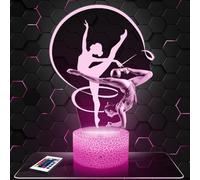 Lampephoto.fr - Lámpara 3D de Gimnasta de Gimnasio Deportivo, Decoración de Habitación de Niño, Lámpara 3D de Gimnasta de Gimnasio Deportivo, Idea de Regalo para Decoración, Luz de Noche TOP