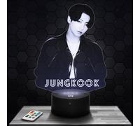 Lampephoto.fr - Lámpara 3D Jung kook Decoración Cuarto Chica Lámpara 3D Jung kook Objeto K-Pop Corea Pop Coreana Idea de Regalo Luz Suave Luz Nocturna Decoración, Regalo Navidad TOP