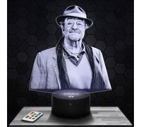 Lampephoto.fr - Lámpara 3D L. Dalla Autor-Compositor-Intérprete, Luz Nocturna Táctil Led, Efecto Holograma 3D, Idea Regalo Navidad Cumpleaños Hombre Mujer, Objeto decoración habitación