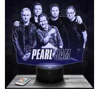 Lampephoto.fr - Lámpara 3D P. Jam Grupo de Rock Americano, Luz Nocturna Táctil Led, Efecto Holograma 3D, Idea Regalo Navidad Cumpleaños Hombre Mujer, Objeto decoración habitación