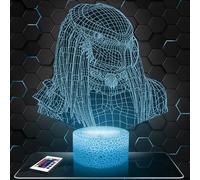 Lampephoto.fr - Lámpara 3D Película de Ciencia FicciónLuz Nocturna Táctil Led Ilusión 3D, Idea de Regalo para Niños y Niñas, Navidad, Lámpara de Mesilla de Noche para Niños o Adultos, Merchandising