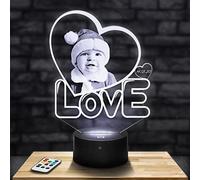 Lampephoto.fr - lampara 3d personalizada, regalo personalizado para mujer, regalos especiales para madres, regalos originales para mujer, cosas para el dia de la madre, dia de la madre.