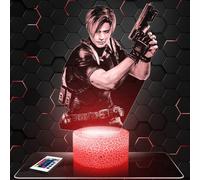 Lampephoto.fr - Lámpara 3D Resident Evil Decoración Cuarto para Niños, Resident Evil, objeto de Videojuegos para Jugadores, Idea de Regalo, Lámpara de Noche, Idea de Regalo Original TOP