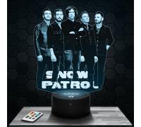 Lampephoto.fr - Lámpara 3D S. Patrol Grupo de Rock Británico, Luz Nocturna Táctil Led, Efecto Holograma 3D, Idea Regalo Navidad Cumpleaños Hombre Mujer, Objeto decoración habitación