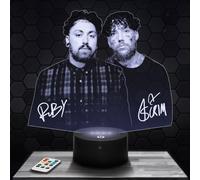 Lampephoto.fr - Lámpara 3D Suicide boys Grupo de hip-hop Americano, Luz Nocturna Táctil Led, Efecto Holograma 3D, Idea Regalo Navidad Cumpleaños Hombre Mujer, Objeto decoración habitación