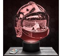 Lampephoto.fr Lámpara de casco de bombero decoración Soldado del Fuego 18. Idea de regalo para hombre objeto Casco de bombero luz nocturna adulto decoración Cuarto.Regalo Navidad TOP