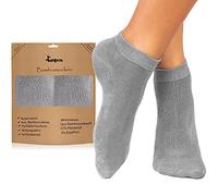 lampox Calcetines de bambú para zapatillas (6 pares) gris 47-50