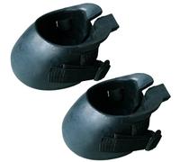 Lamppdcor Botas de pezuña de Caballos 1 par de Botas de pezuña para Caballos Protectores de Goma Botas de Casco de Caballo Resistente portátil