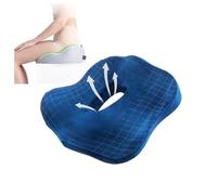 LAMPPE Premium Soft Hip Support Pillow, Butt Cushion for Tailbone Pain Works to Reduce Pain, Cushions for Sciatica for Hip,Tailbone,Coccyx,Sciatica,ABlue