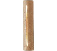 Lamps & Sconces Creative Side Slot Double-Headed Up and Down Japanese WABI-sabi Style Natural Yellow Travertine Lamp Retro Rustic Indoor Wall Lights for Bedro