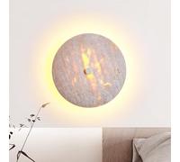 Lamps & Sconces Lighting Fixtures Nordic Mount Light Natural Travertine 12W Indoor Round Wall Wash Lights Japanese WABI-sabi Style Living Room Bedroom Restaur