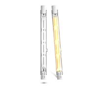 Lamptobe Bombilla Halógena 118mm R7S 120W Lineal R7S, Regulable J118 Halógena 230V Blanco Cálido 2800K Adecuado para Lámparas de Paisaje, 2 Unidades