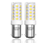 Lamptobe Bombilla Maquina de Coser, 4W B15 Bombilla Bayoneta Maquina de Coser, Blanco frío 6000K, 40W Equivalente, Non-Dimmable, para Lámpara de Pared, 2 Piezas