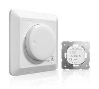 Lamptobe Dimmer LED 220V, Dimmer para Lámparas con Función de Memoria, para Lámparas LED/Incandescentes/Halógenas Regulables de 5-250W, Blanco