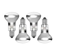 Lamptobe Lámpara de Lava 25W E14 R39, Bombilla Reflectora Regulable Luz Cálida 2400K-2600K, Rosca Pequeña Edison SES 360° para Lámparas de Lava Reflector 240V (Paquete de 4 Unidades)