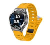 Lamshaw 【2025 Nuevo】 Correa Compatible con OUKITEL SmartWatch - Banda de Silicona Deportiva Antisudor, Transpirable y Ajustable para OUKITEL BT12/BT10/BT50/BT20/BT80/BT101/BT2/BT103 (Naranja)