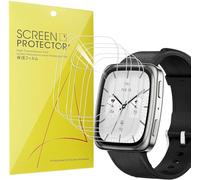 Lamshaw 6 Piezas Protector de pantalla para Amazfit Active 2 Sqaure Smartwatch 1.75" Protectora Película,Película HD Suave TPU láminas Protectora,Anti-Arañazos,Sin Burbujas (6Piezas)