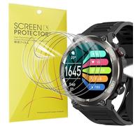 Lamshaw 6 Piezas Protector de pantalla para Baolubao/Blackview W50PRO-1,45 Pulgadas reloj-Protectora Película, Película HD Suave TPU láminas Protectora, Anti-Arañazos, Sin Burbujas (TPU-6Piezas)