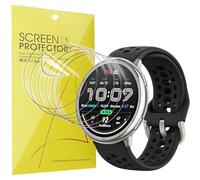Lamshaw 6 Piezas Protector de Pantalla para Compatible con Amazfit Active 2 SmartWatch 44mm,Protectora Película, Película HD Suave TPU láminas Protectora, Anti-Arañazos, Sin Burbujas (tpu-6-piezas)