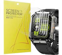 Lamshaw 6 Piezas Protector de pantalla para IOWODO/Blackview Reloj Inteligente W70 Pro-2,01 Pulgadas Protectora Película,Película HD Suave TPU láminas Protectora,Anti-Arañazos,Sin Burbujas (6Piezas)