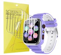 Lamshaw 6 Piezas Protector de pantalla para JUBUNRER Reloj Inteligente Violet1,44Pulgadas- Protectora Película,Película HD Suave TPU láminas Protectora,Anti-Arañazos,Sin Burbujas (6Piezas)
