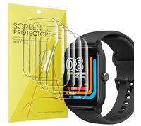Lamshaw 6 Piezas Protector de Pantalla para PRIXTON Reloj Inteligente SWB29-1,8 Pulgadas,Resistencia a los arañazos,Sin Burbujas,HDT ransparente (6Piezas)