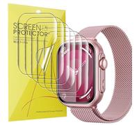 Lamshaw 6 Piezas Protector de pantalla para RUXINGX Reloj Inteligente 1,83Pulgadas-Protectora Película, Película HD Suave TPU láminas Protectora, Anti-Arañazos, Sin Burbujas (TPU-6Piezas)