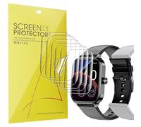 Lamshaw 6 Piezas Protector de pantalla para SPC Smartee Duo 3 Smartwatch 1,93” - Protectora Película, Película HD Suave TPU láminas Protectora, Anti-Arañazos, Sin Burbujas (6Piezas)