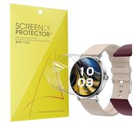 Lamshaw 6 Piezas Protector de pantalla para SPC Smartee Duo Velvet Smartwatch 1,32” - Protectora Película, Película HD Suave TPU láminas Protectora, Anti-Arañazos, Sin Burbujas (6Piezas)