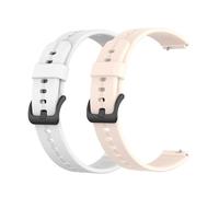 Lamshaw Brazalete de 16mm compatible con SPC SMARTEE 4G KIDS Smartwatch, correa de reloj de silicona para niños - Repuesto para Smartwatch SPC SMARTEE 4G KIDS (Negro+Rosa)