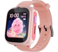 Lamshaw Brazalete de 18mm compatible con TCL MOVETIME MT48 - 4G-Smartwatch, correa de reloj de silicona para niños - Repuesto para Smartwatch TCL (Rosa)